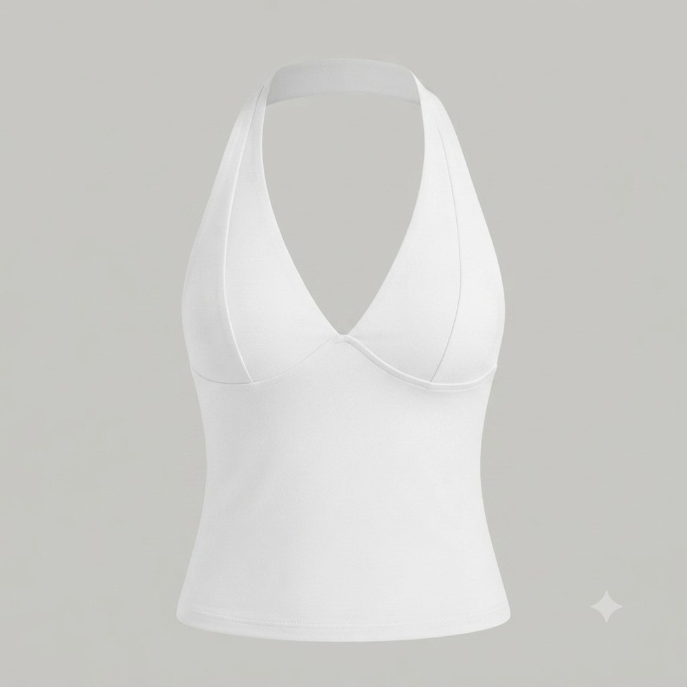 New Intimately Free People White Halter Top Women's S FP Boho NWT